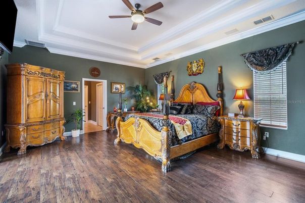 Bedroom, Interior, Wood Texture Flooring
