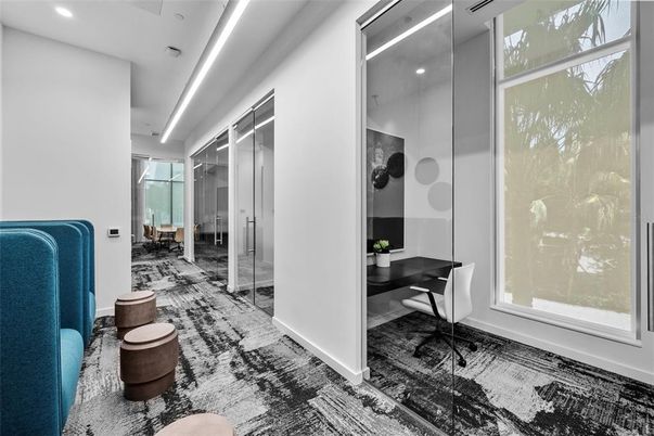 Home Office, Interior, Recessed Lighting
