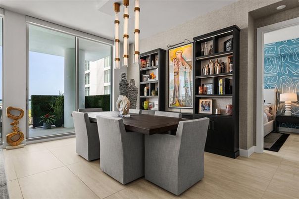Dining room, Interior, Pendant Lights