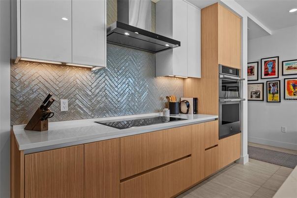 Interior, Kitchen, Recessed Lighting, Stainless Steel Appliances