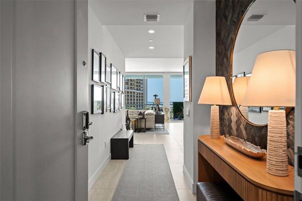 Interior, Living room, Recessed Lighting