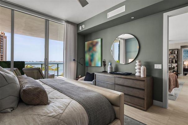 Bedroom, Interior, Recessed Lighting, Water