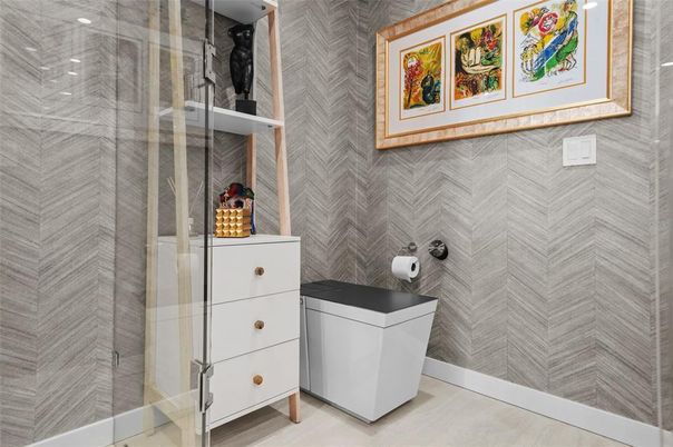 Bathroom, Glass Shower, Interior