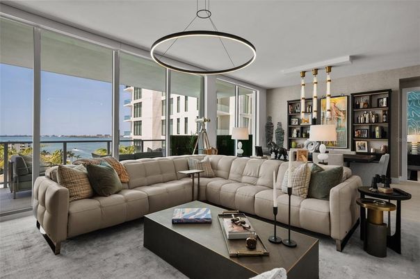 Interior, Living room, Pendant Lights, Water