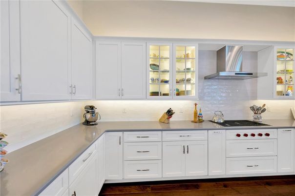 Interior, Kitchen, Wood Texture Flooring