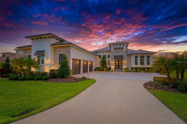 Attached, Backyard, Exterior, Facade, Mediterranean