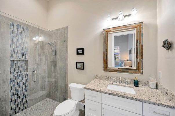 Bathroom, Glass Shower, Interior