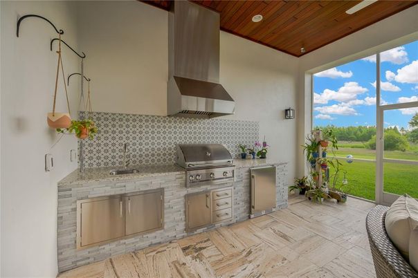 Interior, Recessed Lighting, Stainless Steel Appliances, Wooden Ceilings