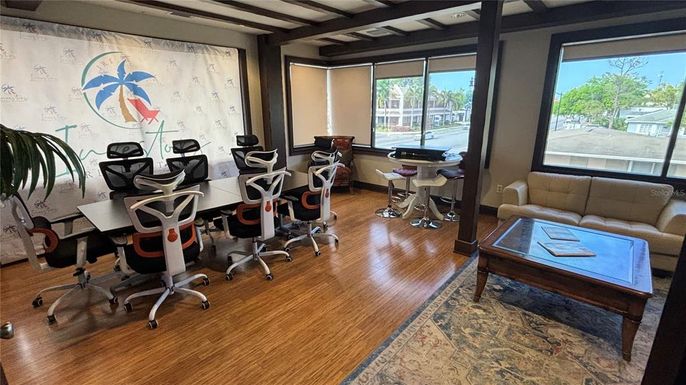 Home Office, Interior, Wood Texture Flooring