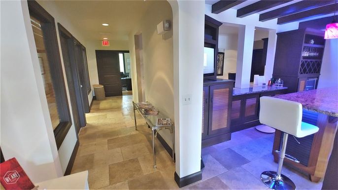 Interior, Recessed Lighting, Wooden Beams