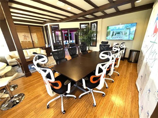 Dining room, Interior, Living room, Wooden Beams, Wood Texture Flooring