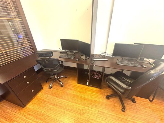 Home Office, Interior, Wood Texture Flooring