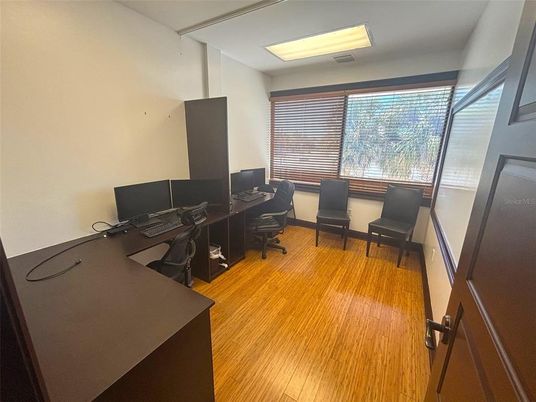Home Office, Interior, Wood Texture Flooring