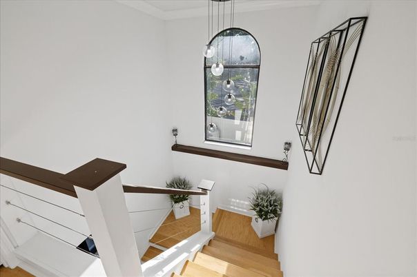 Interior, Pendant Lights, Wood Texture Flooring