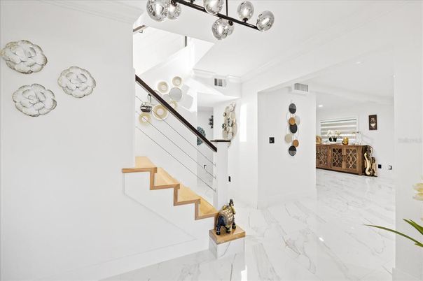 Interior, Marble, Pendant Lights, Recessed Lighting
