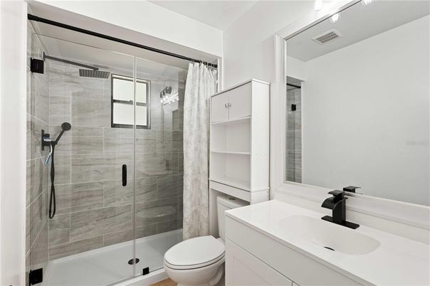 Bathroom, Glass Shower, Interior