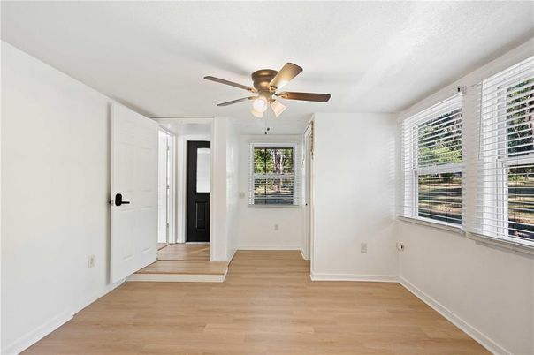 Empty room, Interior, Wood Texture Flooring