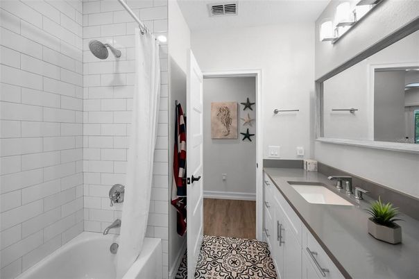 Bathroom, Interior, Wood Texture Flooring