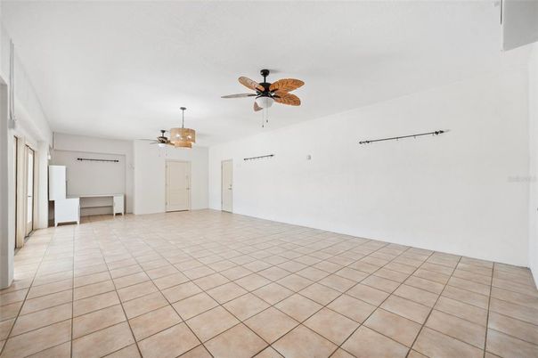 Chandelier, Empty room, Interior