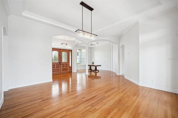Chandelier, Interior, Pendant Lights, Wood Texture Flooring