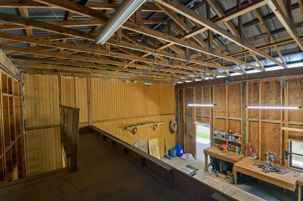 Interior, Wooden Beams, Wooden Walls