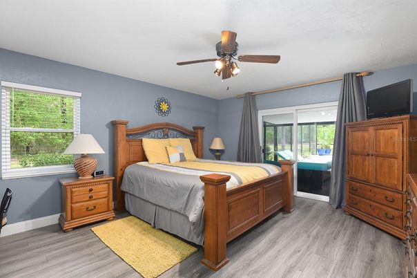 Bedroom, Interior, Wood Texture Flooring