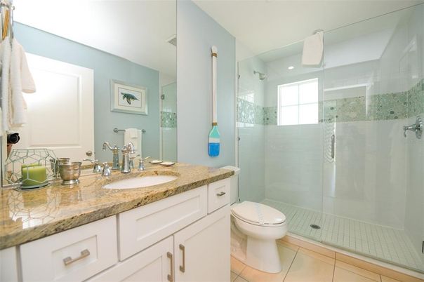 Bathroom, Glass Shower, Interior