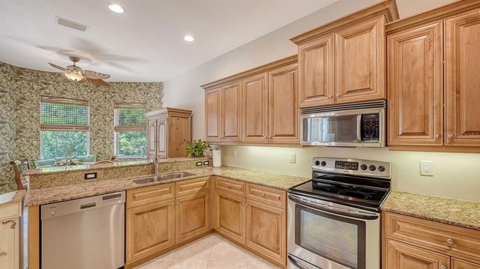 Interior, Kitchen, Recessed Lighting