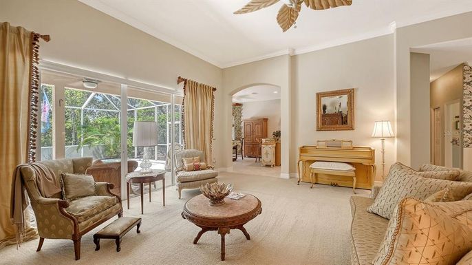 Interior, Living room, Piano