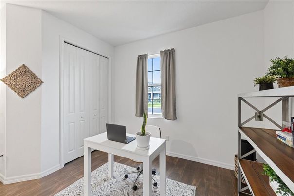 Home Office, Interior, Wood Texture Flooring
