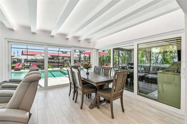 Dining room, Interior, Wood Texture Flooring
