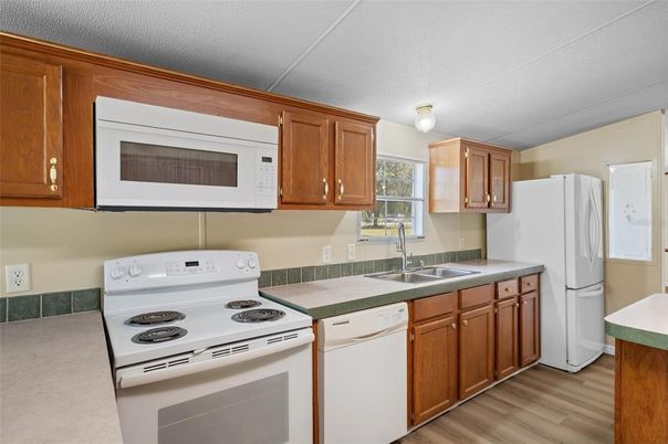 Interior, Kitchen, Wood Texture Flooring