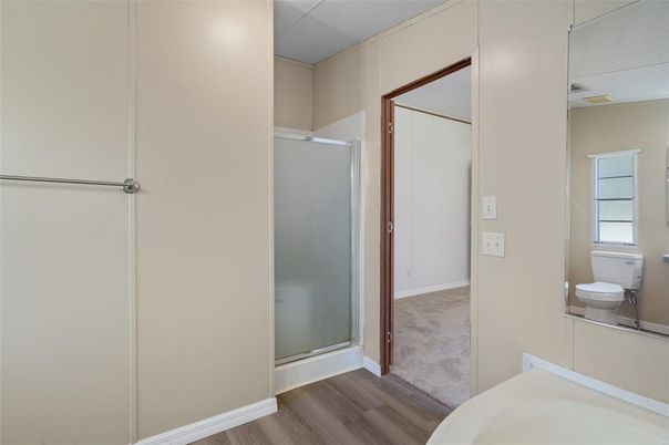 Bathroom, Interior, Wood Texture Flooring