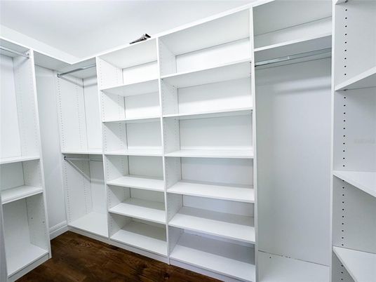 Interior, Walk-in Closets, Wood Texture Flooring