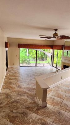 Empty room, Fireplace, Interior