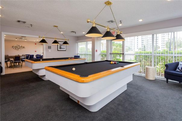 Billiard Table, Dining room, Game Room, Interior, Pendant Lights, Recessed Lighting