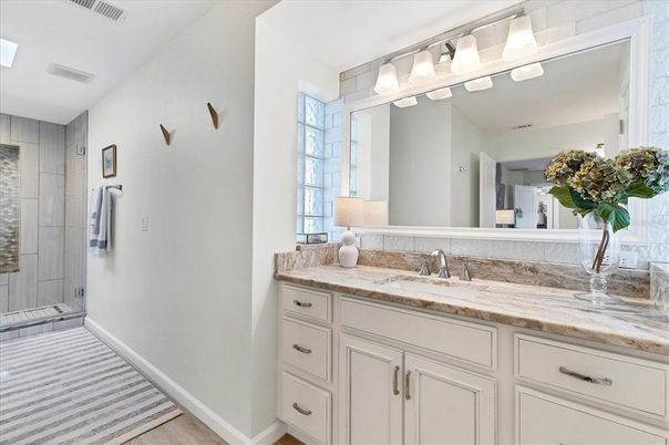 Bathroom, Interior, Wood Texture Flooring