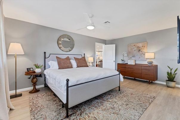Bedroom, Interior, Wood Texture Flooring