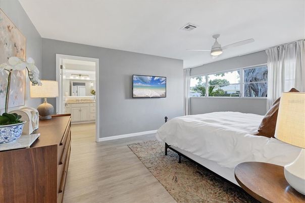 Bedroom, Interior, Wood Texture Flooring