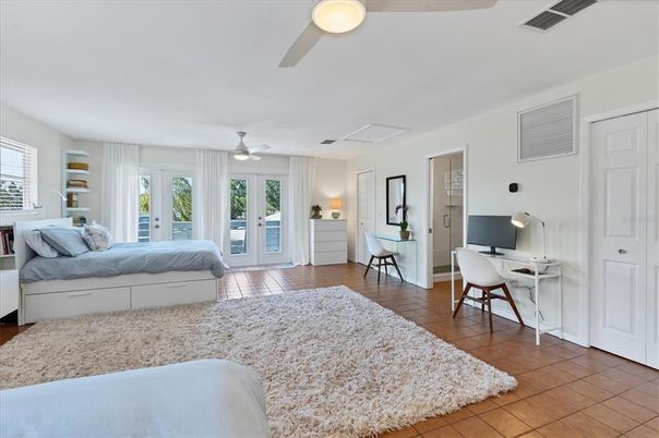 Bedroom, Home Office, Interior, Wood Texture Flooring