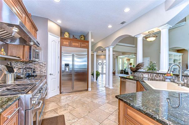 Interior, Kitchen, Recessed Lighting, Stainless Steel Appliances