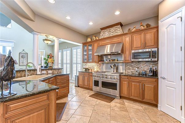 Interior, Kitchen, Recessed Lighting, Stainless Steel Appliances