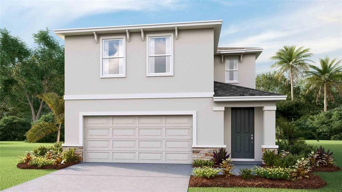 Attached, Exterior, Facade, Modern