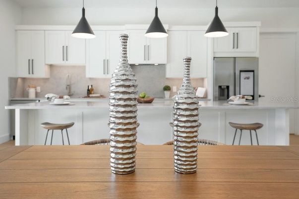 Interior, Kitchen, Pendant Lights, Stainless Steel Appliances