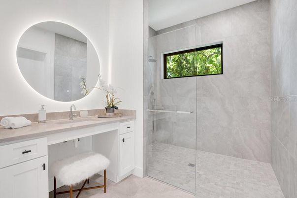 Bathroom, Glass Shower, Interior