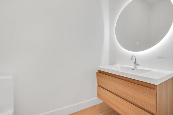 Bathroom, Interior, Wood Texture Flooring
