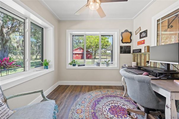 Home Office, Interior, Wood Texture Flooring