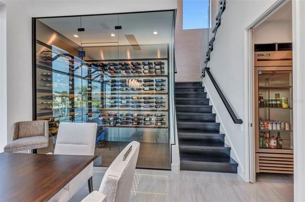 Interior, Recessed Lighting, Wine Storage