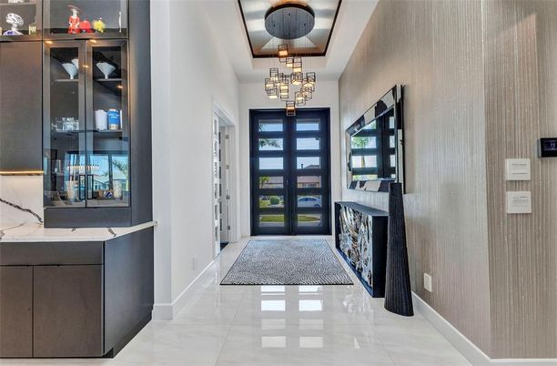 Fireplace, Interior, Pendant Lights