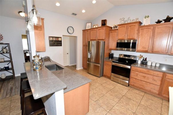 Interior, Kitchen, Recessed Lighting, Stainless Steel Appliances